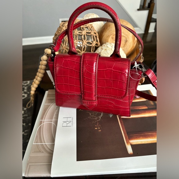 Zara mock crock mini city bag - Picture 7 of 7